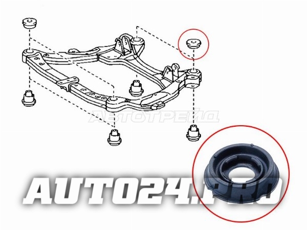 Сайлентблок подрамника LEXUS RX300/350/400 03-08/RX270/300/350 08-15/HARRIER 03-12/HIGHLANDER/KLUGER