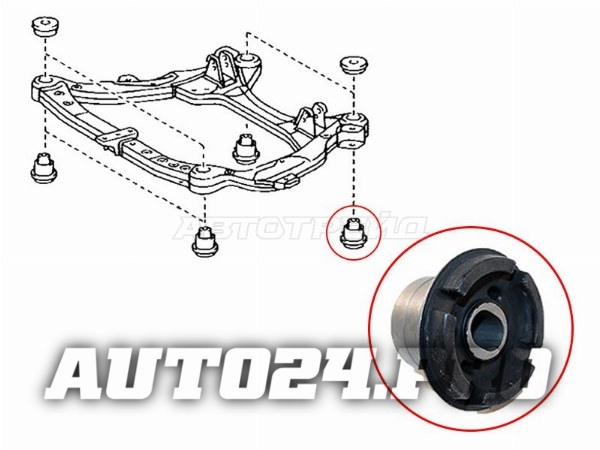 Сайлентблок подрамника LEXUS RX300/350/400 03-08/RX270/300/350 08-15/HARRIER 03-12/HIGHLANDER/KLUGER