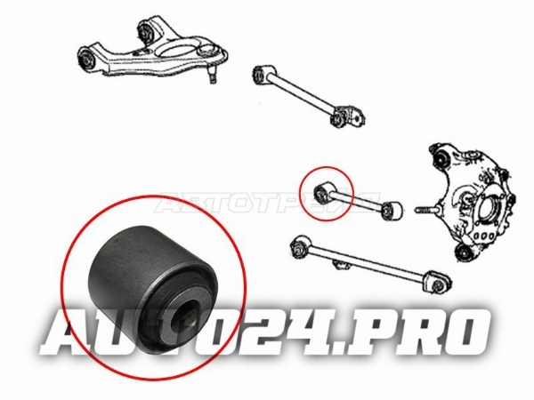 Сайлентблок заднего поперечного рычага HONDA ACCORD 08-12/CROSSTOUR 10-/ACURA TSX 09-14