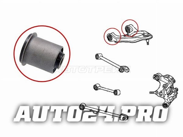 Сайлентблок заднего верхнего рычага HONDA ACCORD 08-12/CROSSTOUR 10-/ACURA TSX 09-14