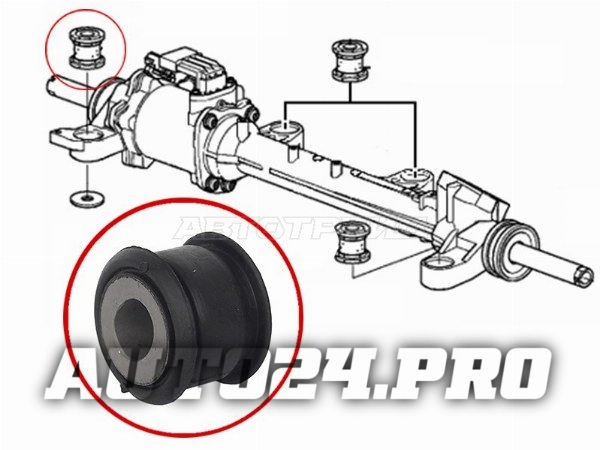 Сайлентблок рулевой рейки HONDA ACCORD 08-12