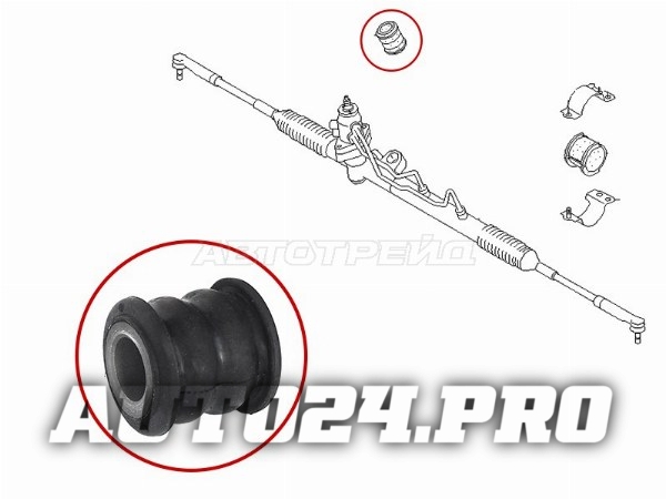 Сайлентблок рулевой рейки NISSAN AD/WINGROAD 99-04/ALMERA 00-06/BLUEBIRD SYLPHY/PULSAR 00-05/SUNNY 9
