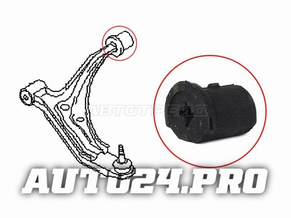 Сайлентблок переднего рычага задний NISSAN MARCH/MICRA 92-01/CUBE 98-02