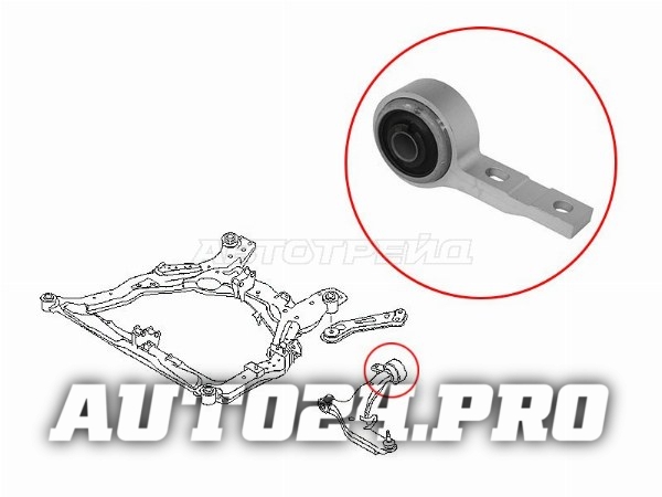 Сайлентблок переднего рычага задний NISSAN TEANA 03-08/MURANO 02-07/PRESAGE 03-09