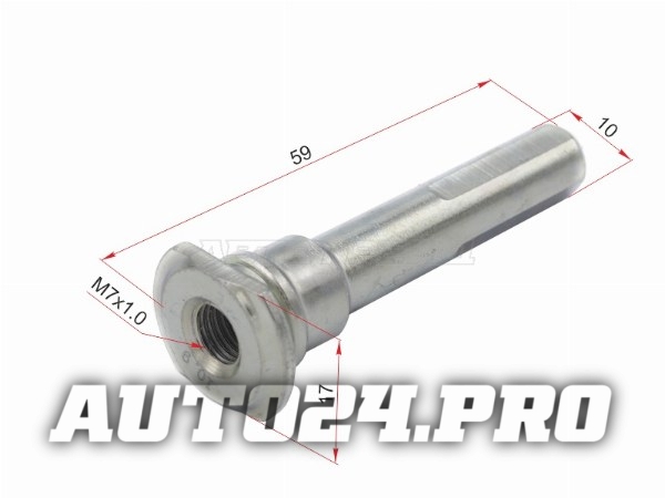 Направляющая суппорта FR HYUNDAI SANTA FE 00-06/TERRACAN 01-/TIBURON 96-
