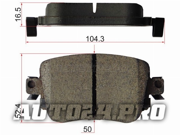 Колодки тормозные зад VAG AUDI A1 15-/OCTAVIA 13-/GOLF 14-/PASSAT 12-