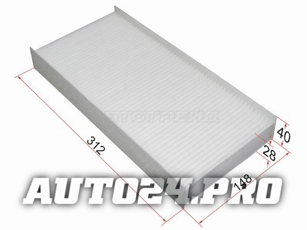 Фильтр салона CITROEN C5 04-08/PEUGEOT 407 05-