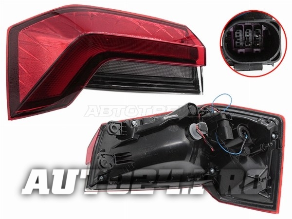 Фонарь задний SKODA RAPID 20- LH