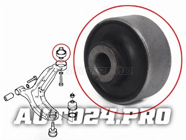Сайлентблок задний переднего рычага (вертик)SUZUKI SX4/FIAT SEDICI 06-