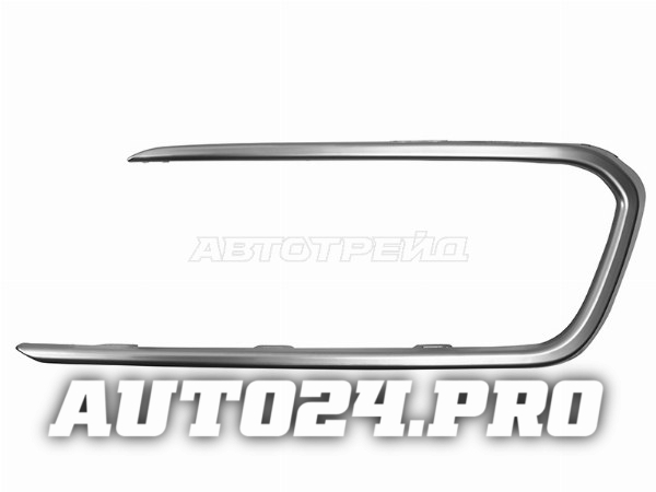 Молдинг решетки в бампер HYUNDAI SANTA FE 16-19 RH хром