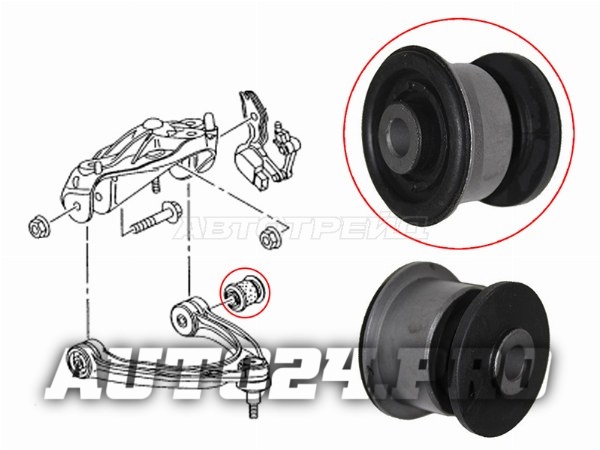 Сайлентблок переднего верхнего рычага  AUDI Q7 06-15/VOLKSWAGEN TAUREG 03-10/PORSCHE CAYENNE 02-10/P