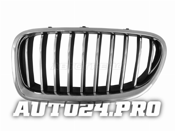 Решетка радиатора BMW F10/F11 13-15 LH хром/черная