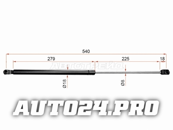 Амортизатор крышки багажника MAZDA 3/AXELA BK#P хэтчбек 03-08