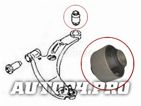 Сайлентблок RR (вертик)переднего рычага MAZDA PREMACY/323/FAMILIA/ASTINA/PROTEGE 99-