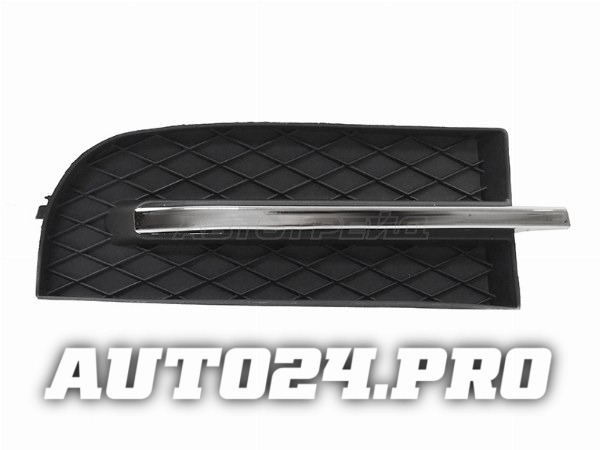 Заглушка в бампер CHEVROLET AVEO T250 05-11 4D RH хром