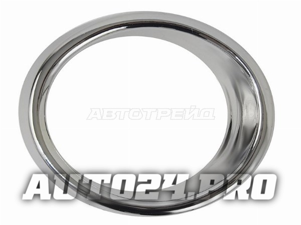 Окантовка оправы ПТФ CHEVROLET AVEO T250 08- 5D HBK RH хром