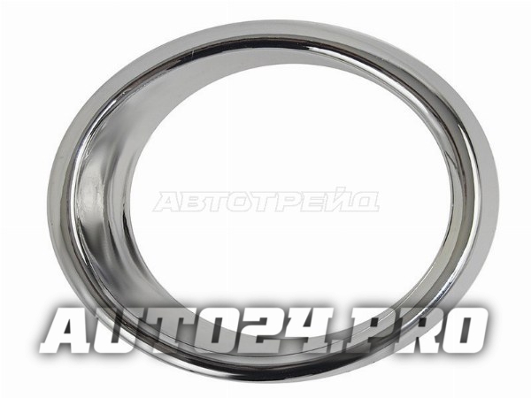 Окантовка оправы ПТФ CHEVROLET AVEO T250 08- 5D HBK LH хром