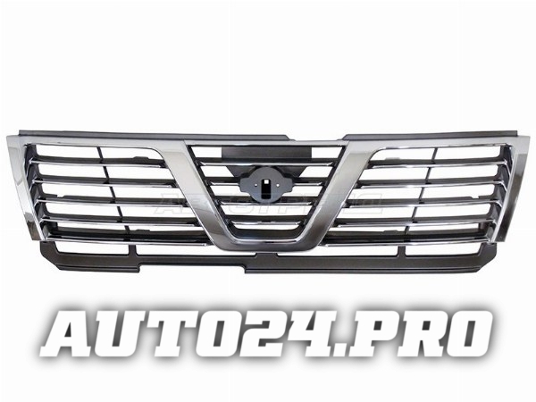 Решетка радиатора NISSAN PATROL/SAFARI 97-01 черная с хромом