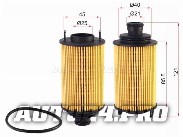 Фильтр масляный (картридж) CHERY TIGGO 3 SQRE4G16 14-/TIGGO T11 13-16/M11 10-16/ARRIZO 7 14-16
