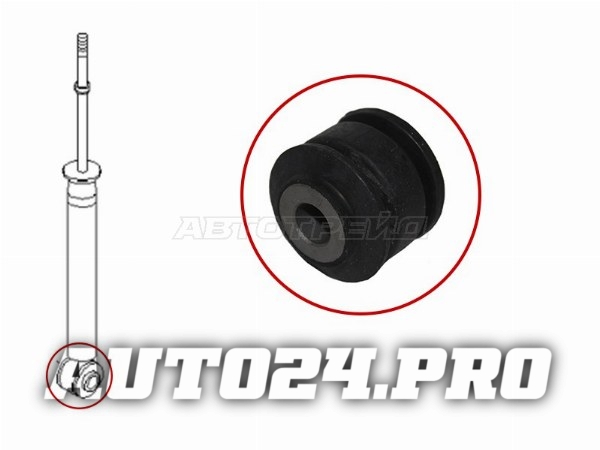 Сайлентблок заднего амортизатора NISSAN TIIDA C11 05-12/AD/WINGROAD 05-
