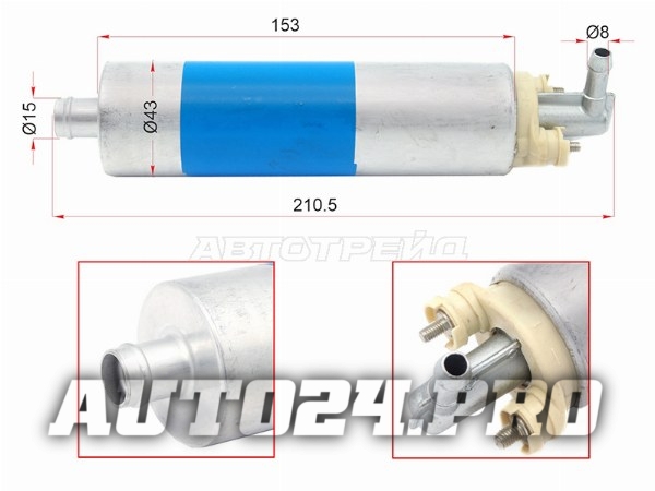 Топливный насос Mercedes W124/W140/W163/W202/W210/W220/W461