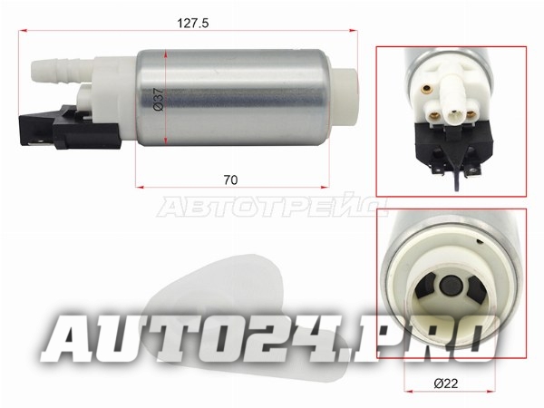 Топливный насос CITROEN C4/C5/BERLINGO/PEUGEOT307/206/607/PARTNER/RENAULT