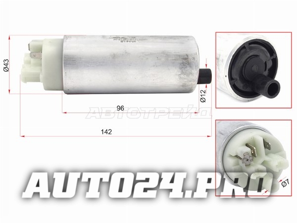 Топливный насос BMW E30 87-91/E34 89-97/E36 90-98/E46 99-00