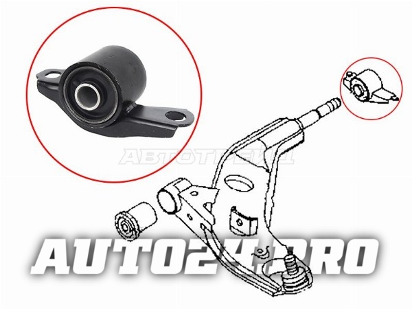 Сайлентблок переднего рычага задний MAZDA CAPELLA/626 91-02/MX-6 91-96/XEDOS-6 /KIACLARUS 96-01 LH