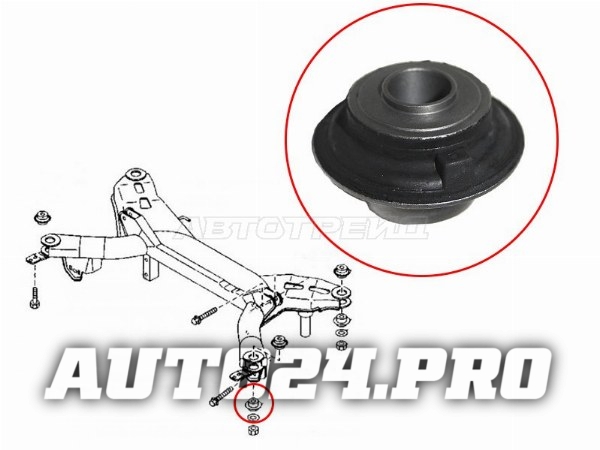 Сайлентблок задней балки MAZDA 6 02-08