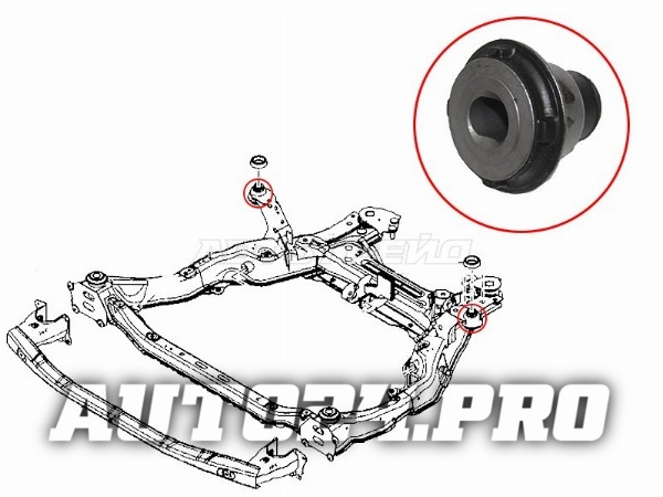 Сайлентблок передней балки  MAZDA 6 GH 2008-2013