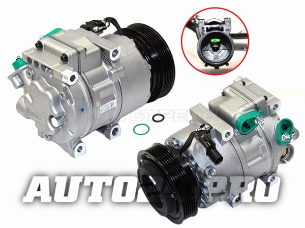 Компрессор кондиционера Hyundai Santa Fe 05-12