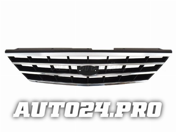 Решетка радиатора KIA SPECTRA 01- 4D черная с хромом