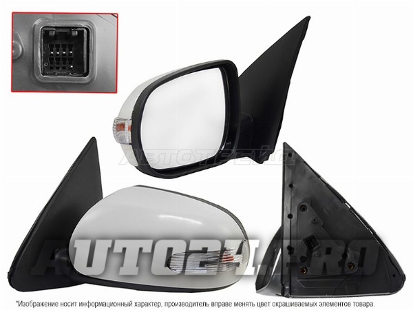 Зеркало KIA CERATO/FORTE 08-10 LH поворот 5 конт