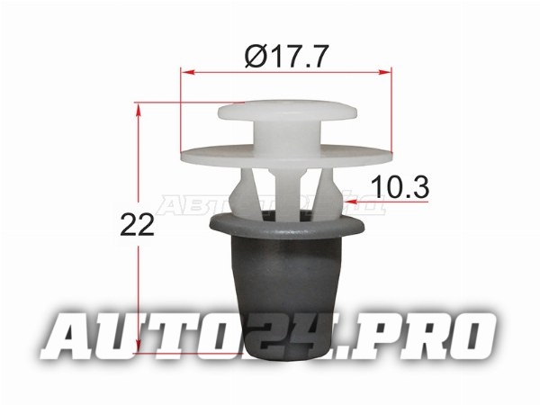 Клипса обшивки двери VAG/CITROEN/PEUGEOT/RENAULT (1 шт.)