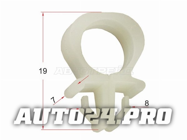 Клипса трубки эл. проводки FORD/MAZDA (1 шт.)
