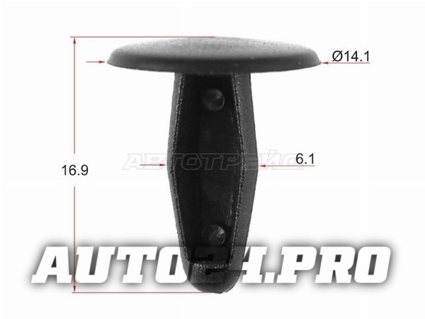 Клипса обшивки капота NISSAN (1 шт.)