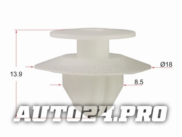 Клипса MITSUBISHI (1 шт.)