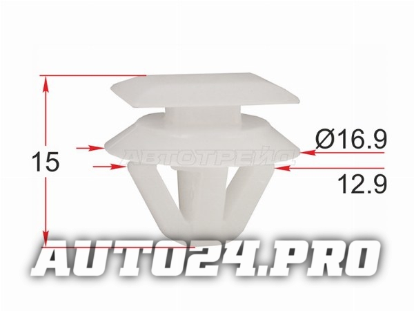 Клипса молдинга кузова MAZDA (1 шт.)
