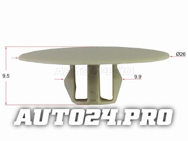 Клипса обшивки капота MITSUBISHI (1 шт.)