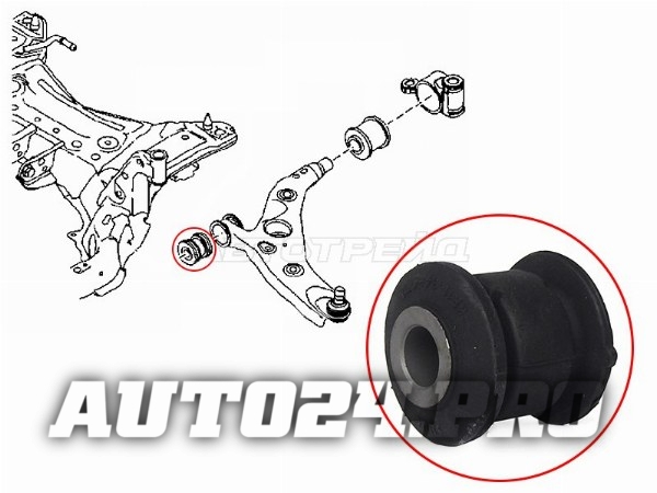Сайлентблок переднего нижнего рычага передний MAZDA CX-5 11-MAZDA 6 12-/MAZDA 3 13-