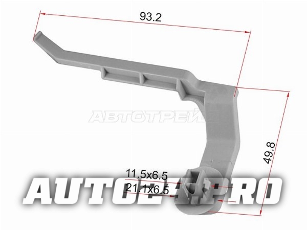 Клипса хомут эл. проводки TOYOTA/LEXUS (1 шт.)