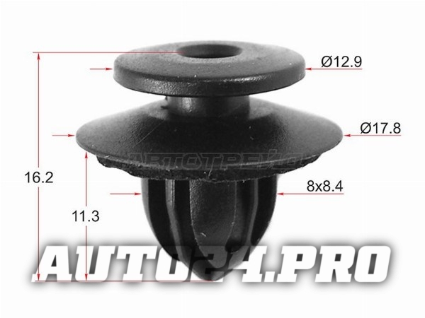 Клипса молдинга крыши TOYOTA/LEXUS (1 шт.)