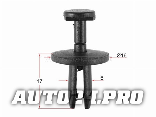 Клипса защиты бампера FORD (1 шт.)