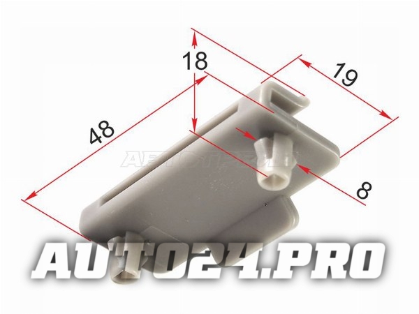 Клипса крепления фары TOYOTA HIGHLANDER/KLUGER 00-07 низ (1 шт.)