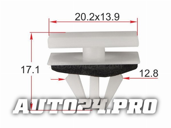 Клипса молдинга кузова GM/CHEVROLET (1 шт.)