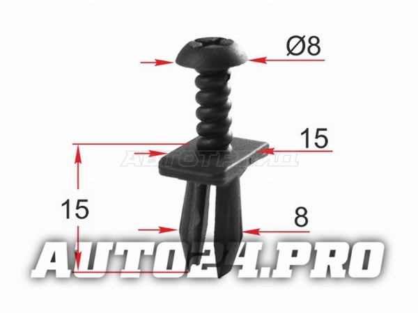 Клипса крепежная FORD (1 шт.)