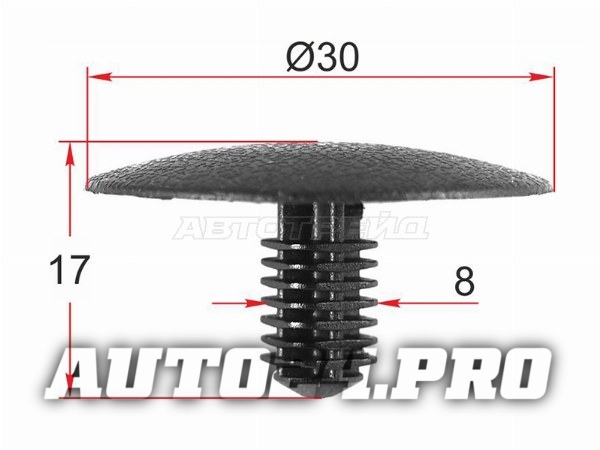 Клипса обшивки кузова SUBARU (1 шт.)