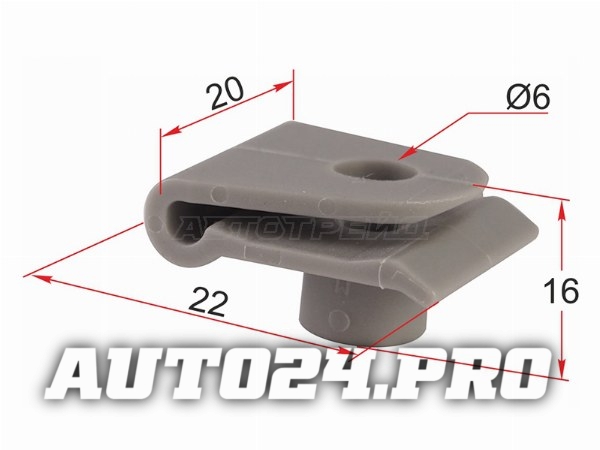 Клипса под винт MAZDA (1 шт.)