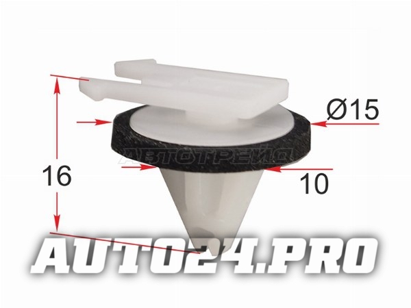 Клипса молдинга крышки багажника FORD (1 шт.)