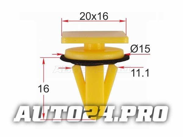Клипса крепления молдинга порога HYUINDAI/KIA (1 шт.)
